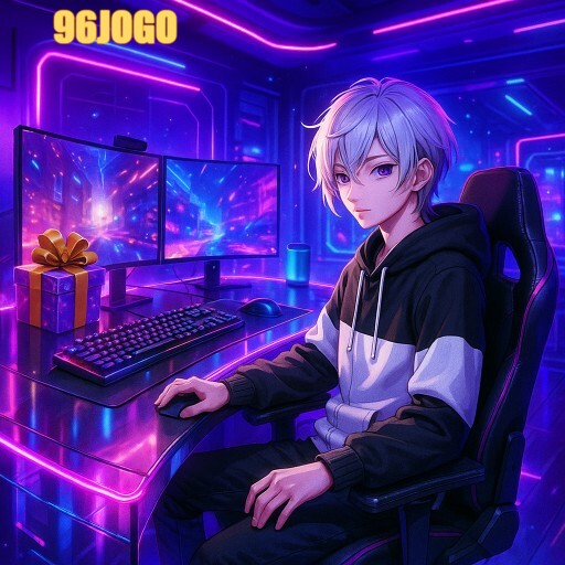 Imagem promocional da 96JOGO mostrando a plataforma e suas vantagens