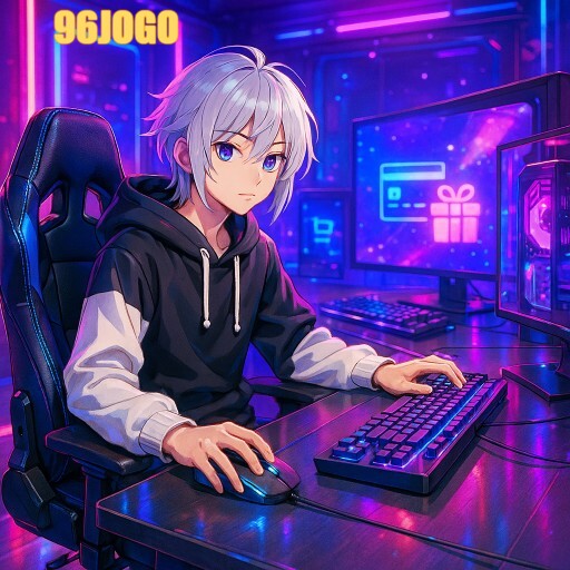 Imagem promocional da 96JOGO mostrando a plataforma e suas vantagens