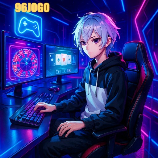 Imagem promocional da 96JOGO mostrando a plataforma e suas vantagens