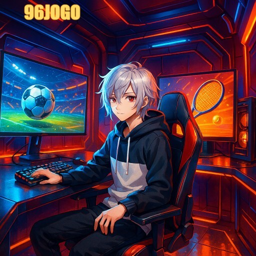 Imagem promocional da 96JOGO mostrando a plataforma e suas vantagens