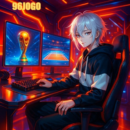 Imagem promocional da 96JOGO mostrando a plataforma e suas vantagens