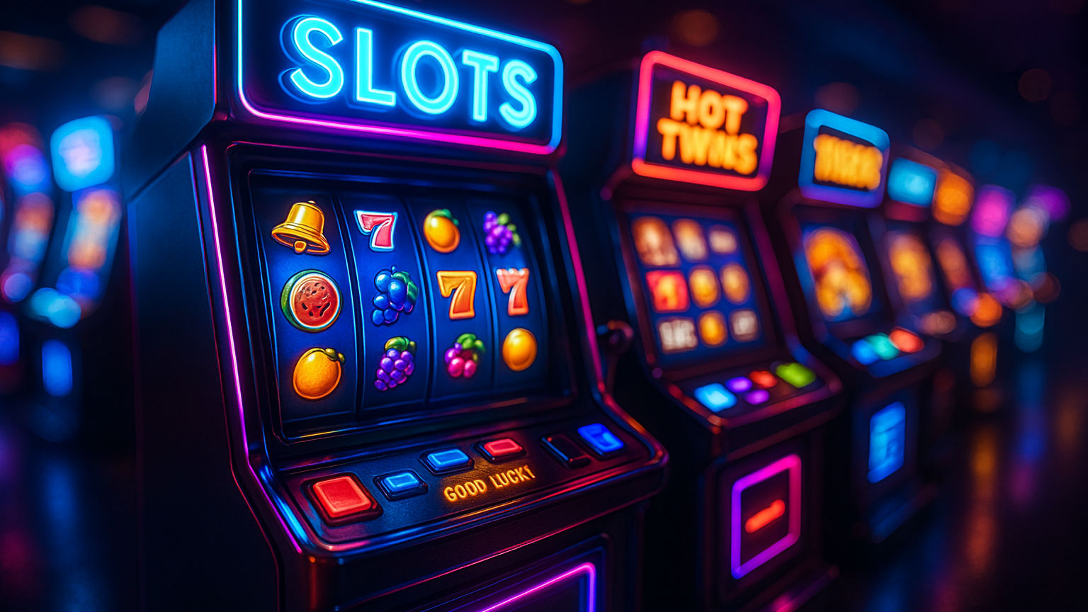 Explore o mundo das slot machines no 96JOGO Casino